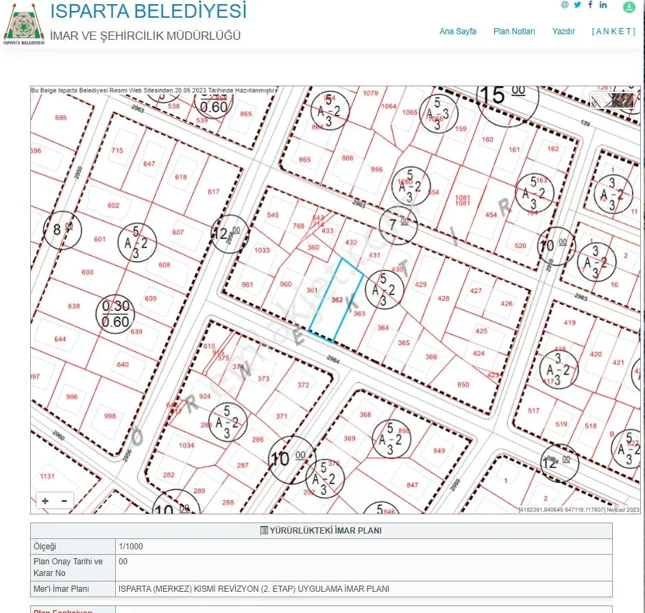 YEDİŞEHİTLER MAHALLESİNDE 2KAT İMARLI 0,40 OTURUMLU SATILIK ARSA