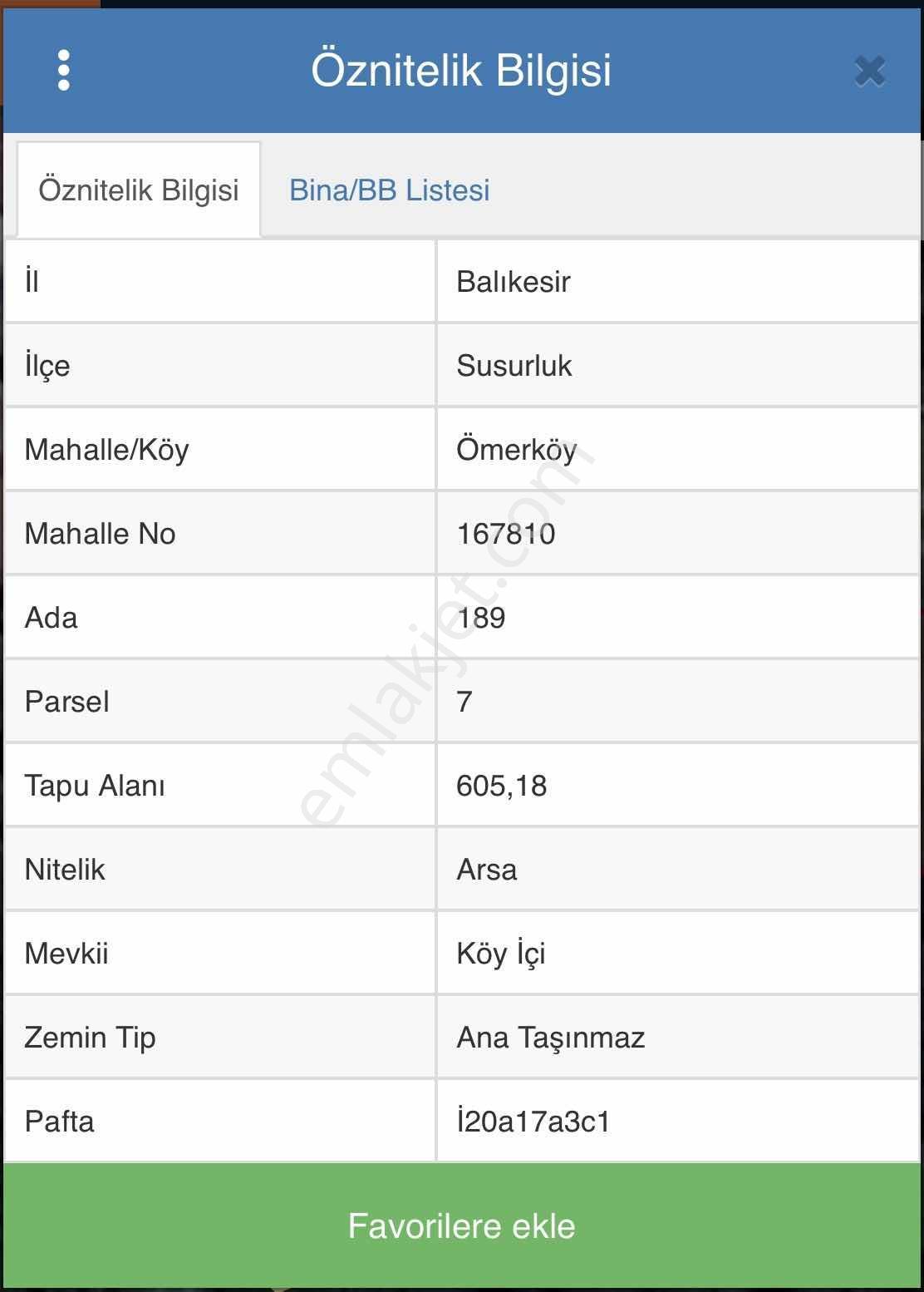 Susurluk Ömer Köy'de Satılık 4 Adet Arsa - Görsel 3