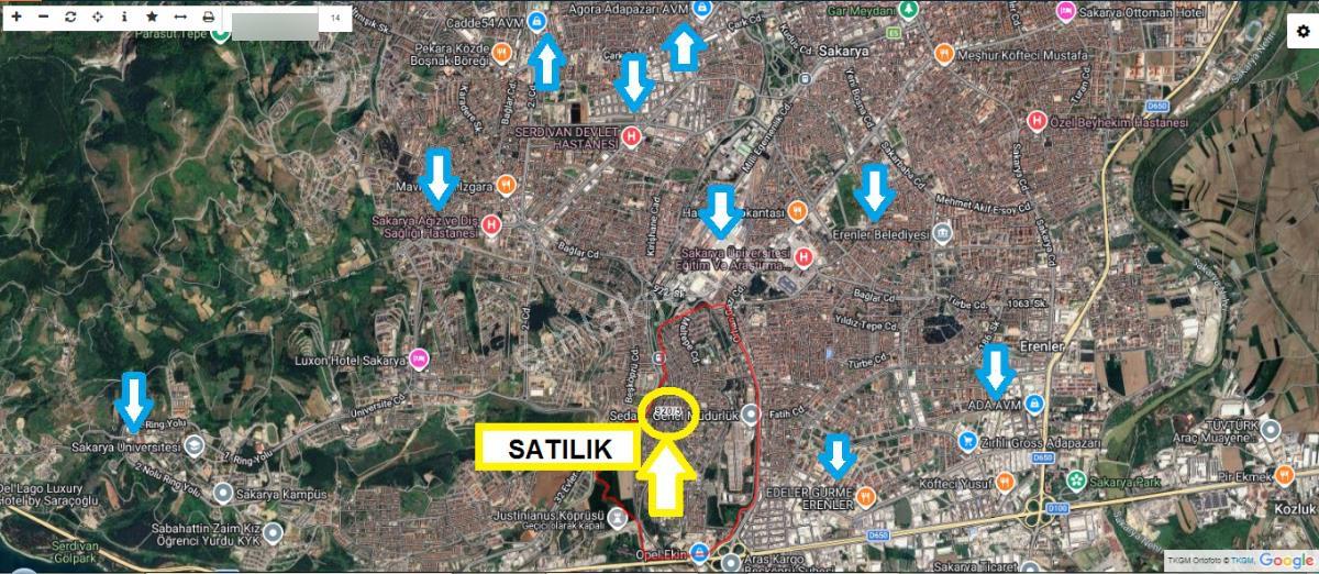 Sakarya Adapazarı Maltepe Mahallesinde Konut İmarlı 206 M2 Arsa - Görsel 10