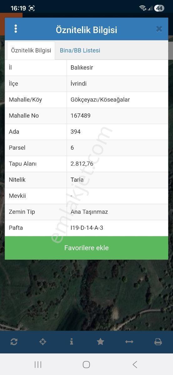 Gökçeyazı Köseağalar Mevki Satılık 2812 M2 Hobi Bahçesi - Görsel 10