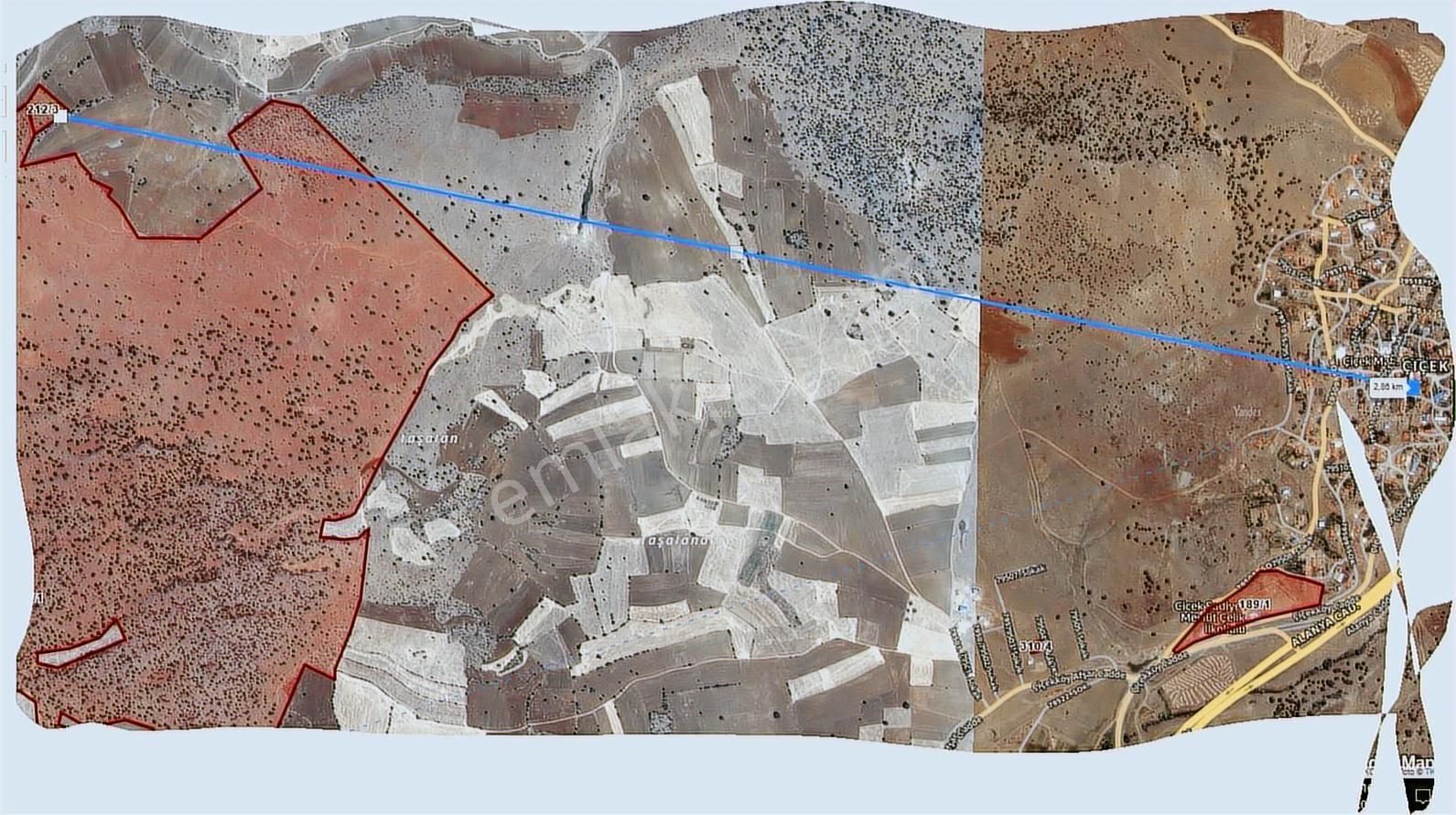 Özpınar.dan Konya Çumra Afşar Mah. Satılık Tarla 4530 M2. - Görsel 4
