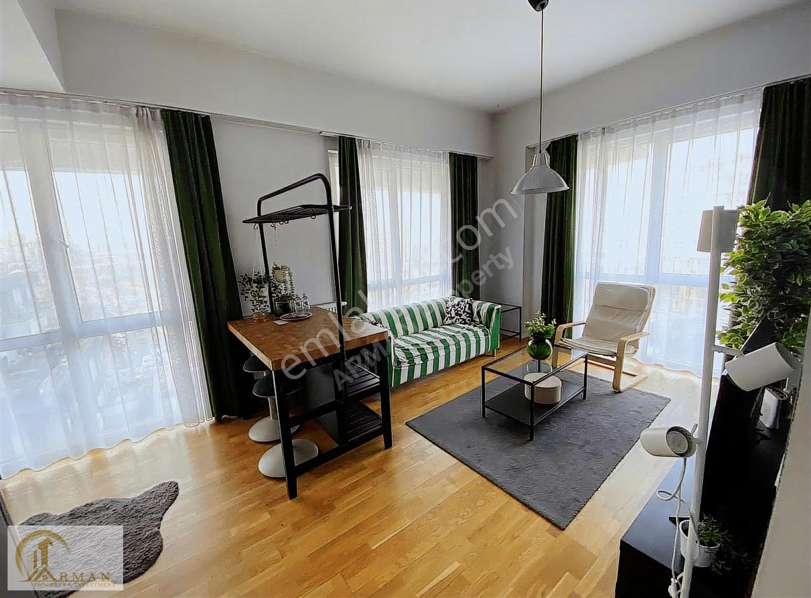 Seba Suites'te Eşyalı, Metro Yakını 1+1 Kiralık Daire