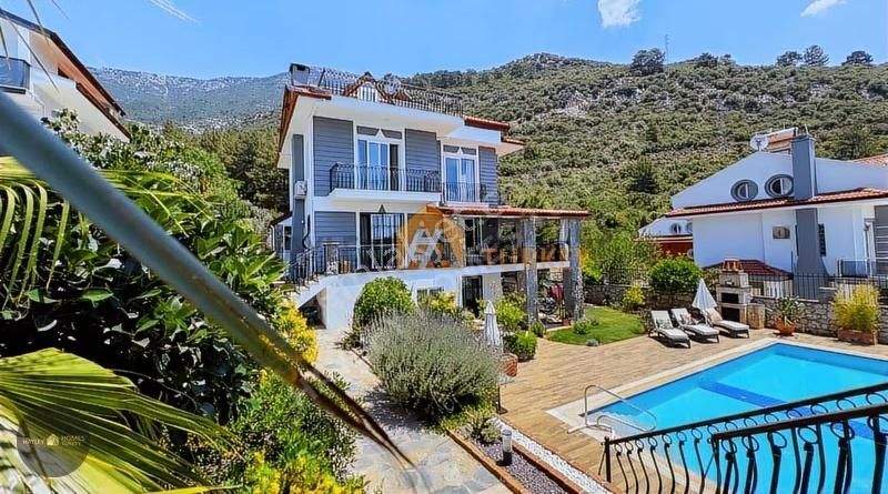 Fethiye Ovacık'ta Satılık 7+1 Özel Villa, Havuzlu Ve Eşyalı - Görsel 10