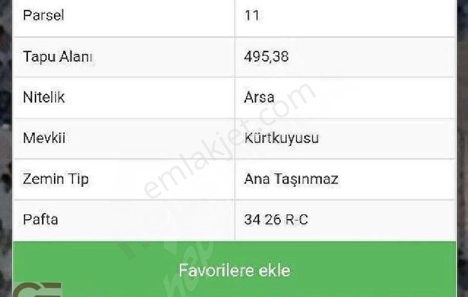 Kelepir Fiyata Satılık Arsa