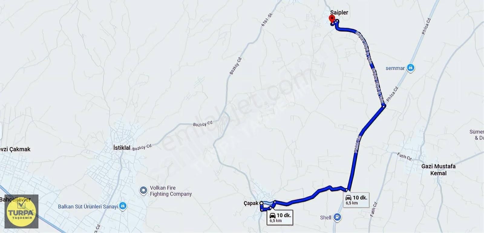 Torbalı Saipler'de Köyiçi İmar Dibinde Satılık 545 M² Tarla - Görsel 14