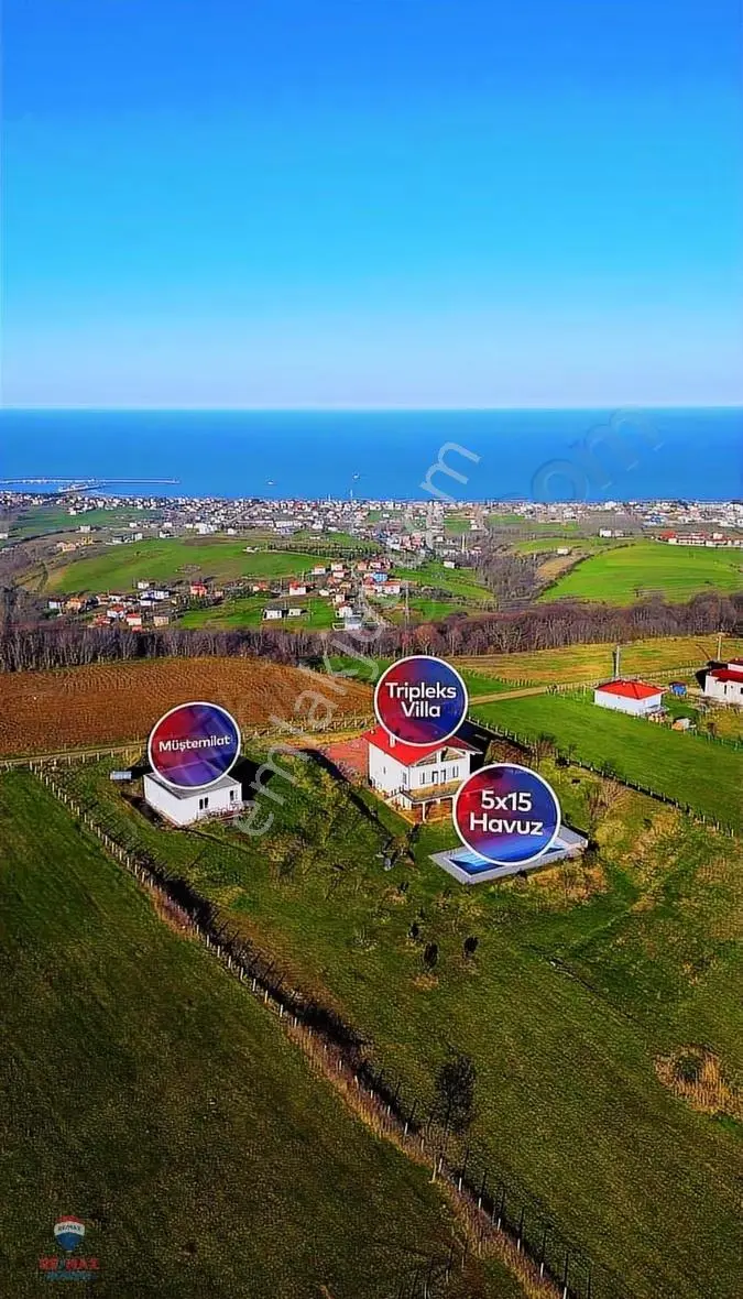 Celal Dinlenmez'den Deniz Manzaralı/3 Katlı Lüks Villa/havuz - Görsel 3