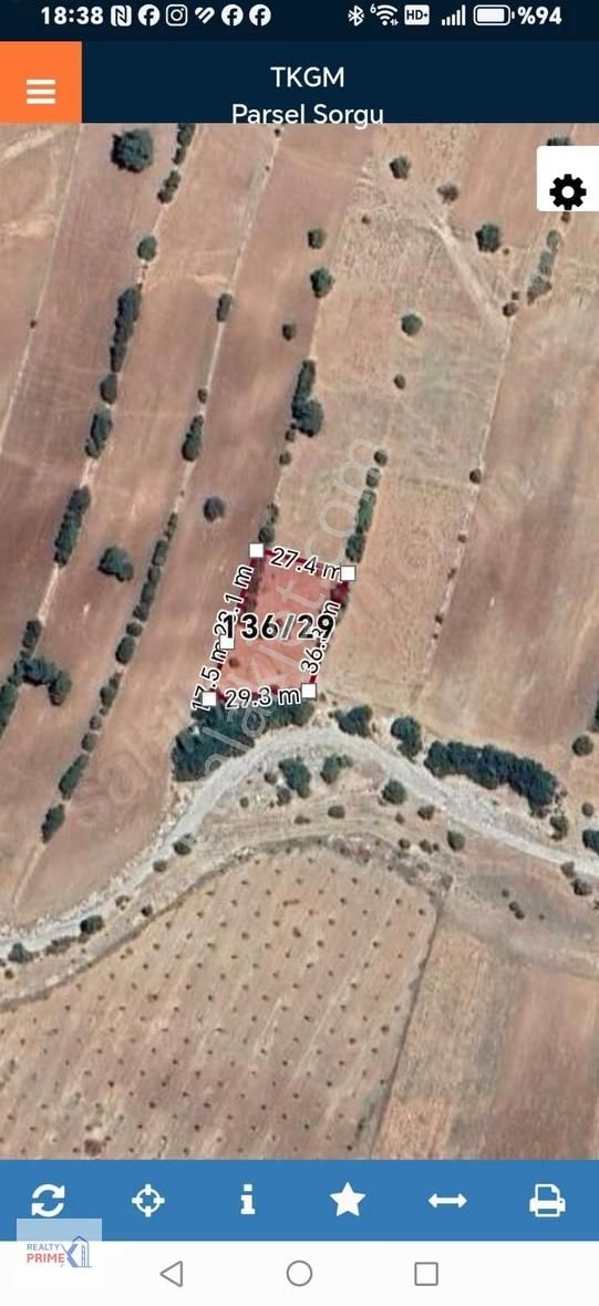 Korkuteli Kevser Mah 1.117 M2 Yolu Açılış Satılık Tarla - Görsel 2