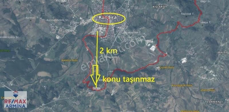 Kandıra - İzmit Ana Yoluna Cephe Yatırımlık Tarla - Görsel 5