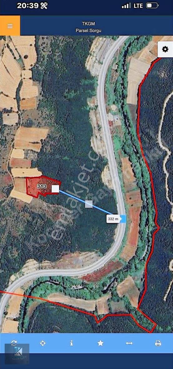Biga Katrancı'da 10.880m² Satılık Tarla - Yola Yakın - Görsel 4