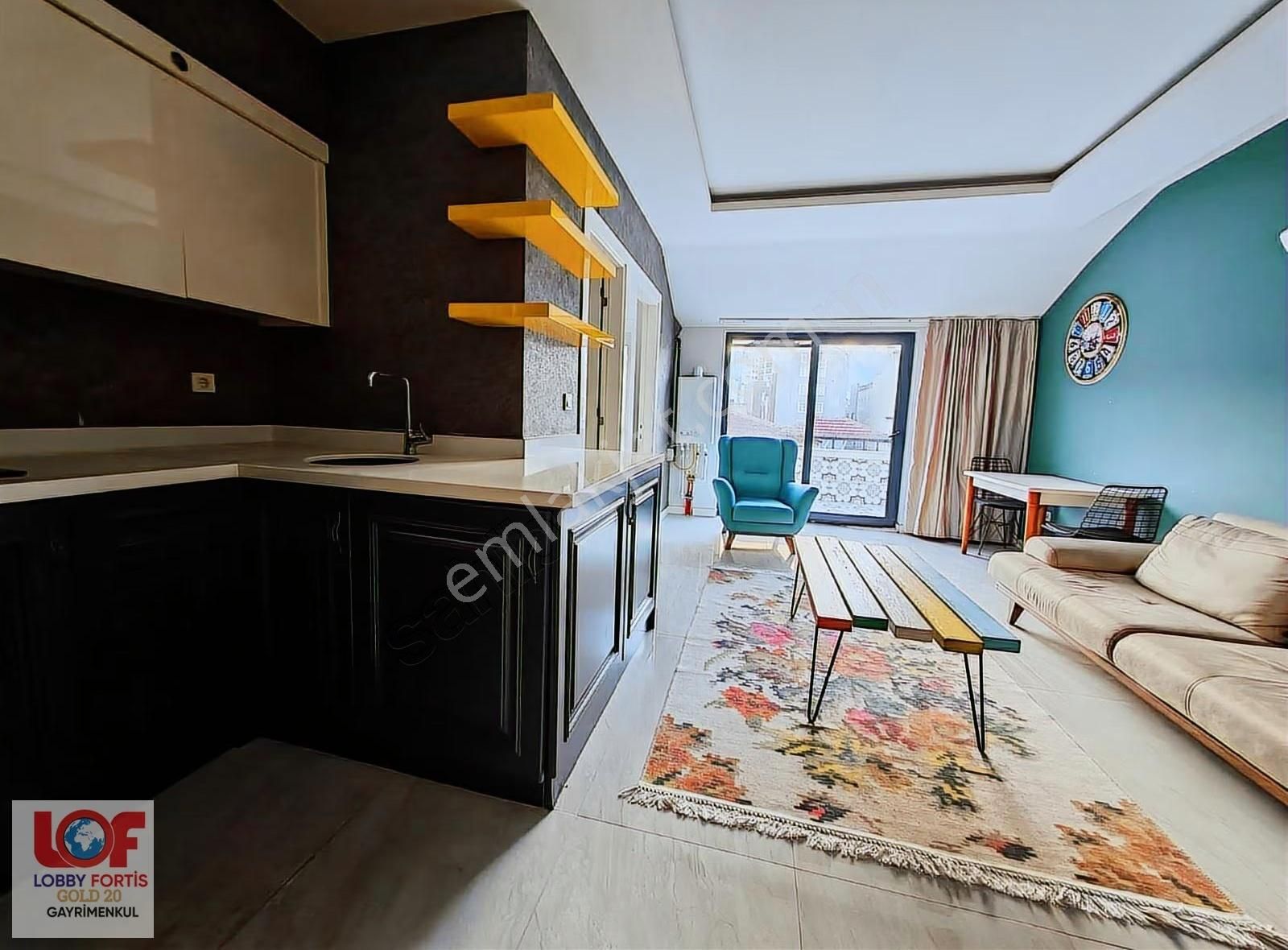 Lobby Fortis'ten Asmalıevler Point Kampüs'te 1,5+1 Satılık Apart - Görsel 26