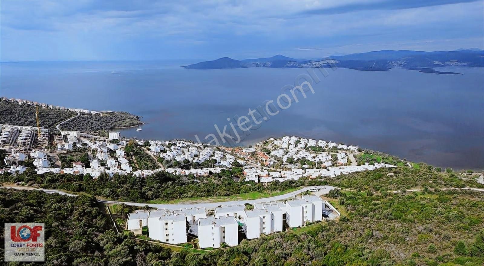 Lobby Fortis'ten Güllük'te Deniz Manzaralı 2+1 Satılık Yazlık