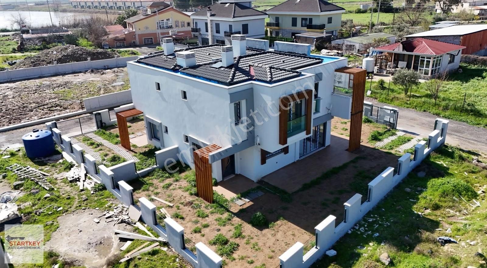 Menemen Günerlide 3+1 Satılık Sıfır Havuzlu Dubleks Villa - Görsel 27