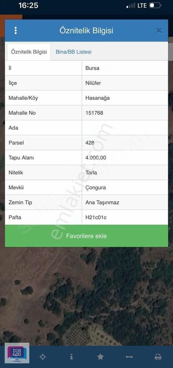 Hasanağa Balkan İmara Yakın Satılık 444 M2 Tarla