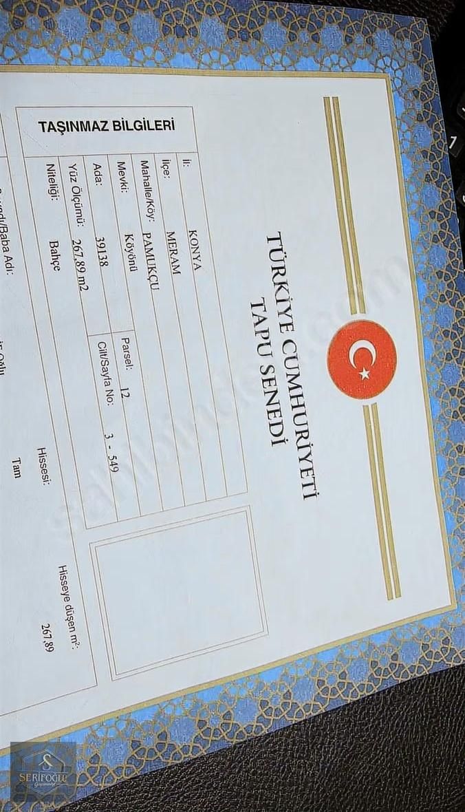 Pamukçu'da Müstakil Tapu 267 M² Bahçe Araç Takası Olur