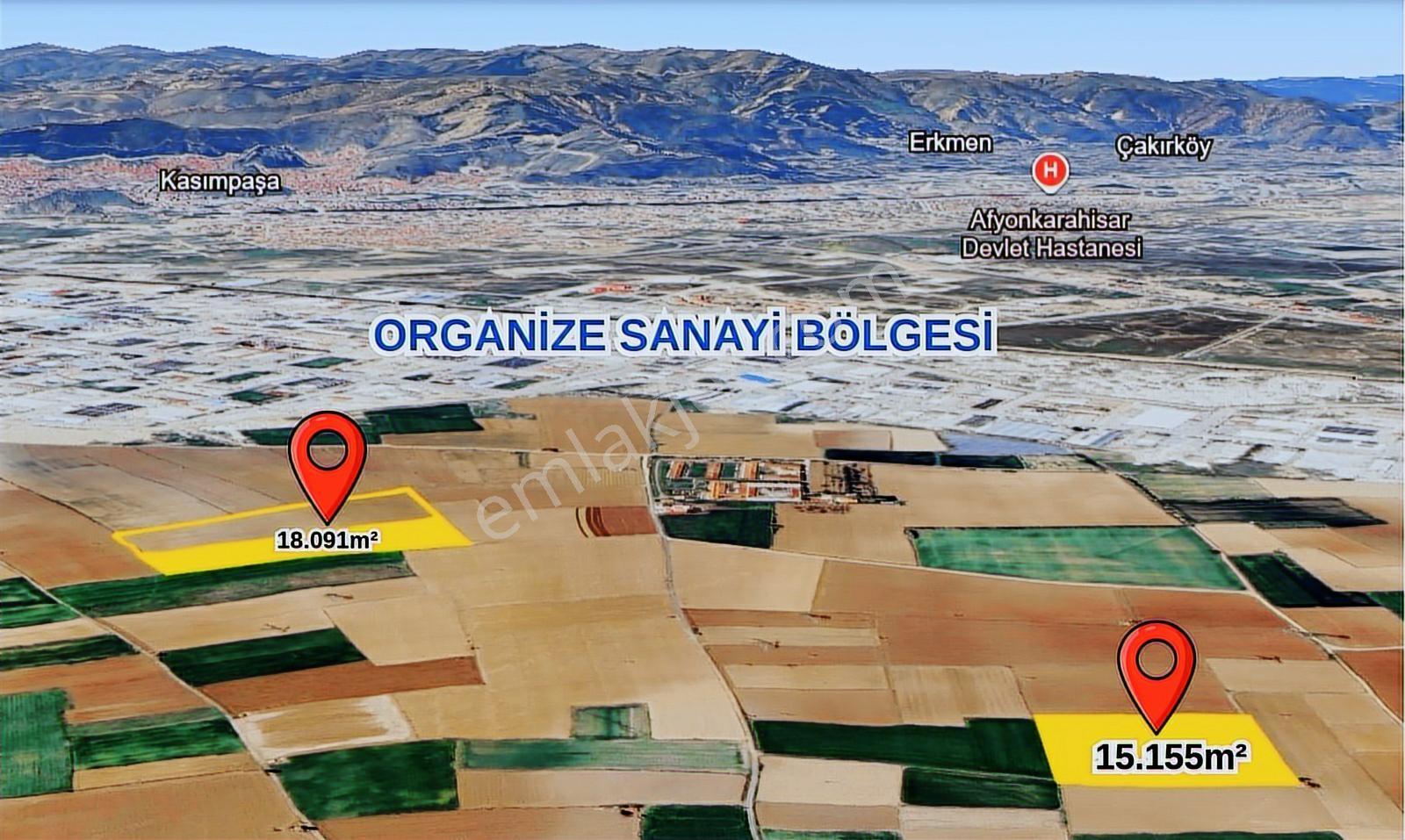 Afyon Osb Gelişim Sahası İçinde Büyük Metrajlı 2 Ayrı Parsel - Görsel 4