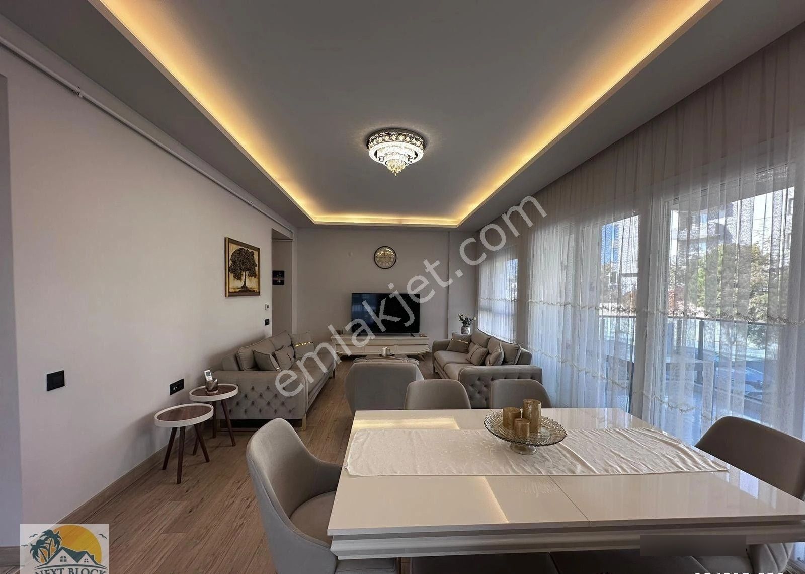 Kuşadası Egel Life Sitesi'nde 3+1full Eşyalı Daire - Görsel 8