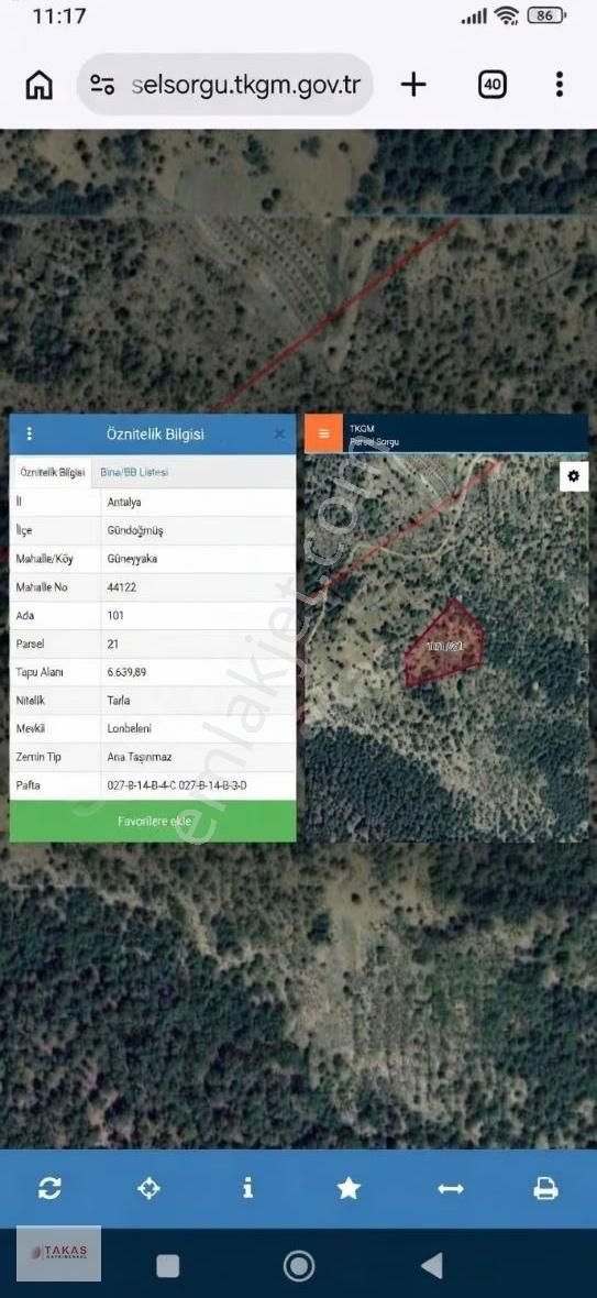 Antalya Gündoğmuşda Müstakil Yatırımlık Fırsat