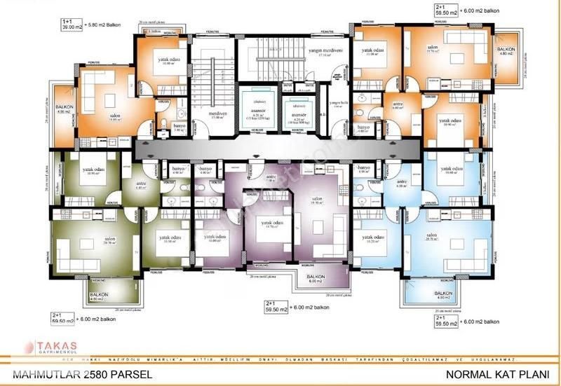Mahmutlar'da Deniz Yakını Lüks 2+1 Daire (74m²) - Görsel 2