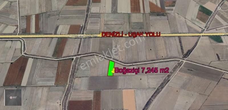 Denizli Baklan Boğaziçinde Satılık 7,245m2 Tarla - Görsel 2