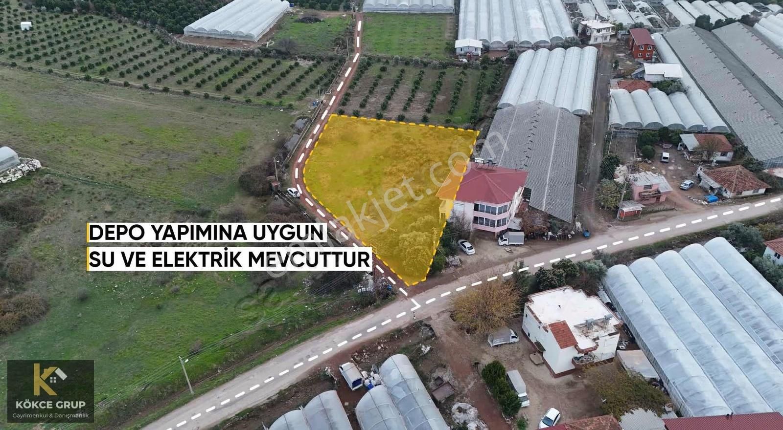 Kökce'den 2100 M2 Depo Yapımı İçin İdeal Bölgede Satılık Tarla - Görsel 3