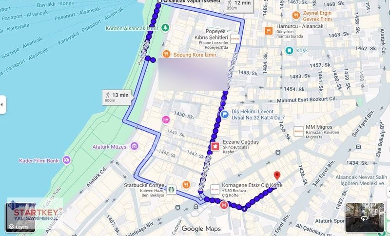 Alsancak Talatpaşa Bulv Paraleli Satılık 3+1 Zemin Kat Daire - Görsel 22