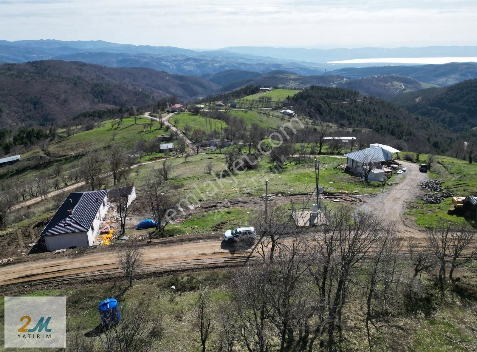 İznik Osmaniye'de Göl Manzaralı, Yola Cephe Yatırımlık Arsa - Görsel 13