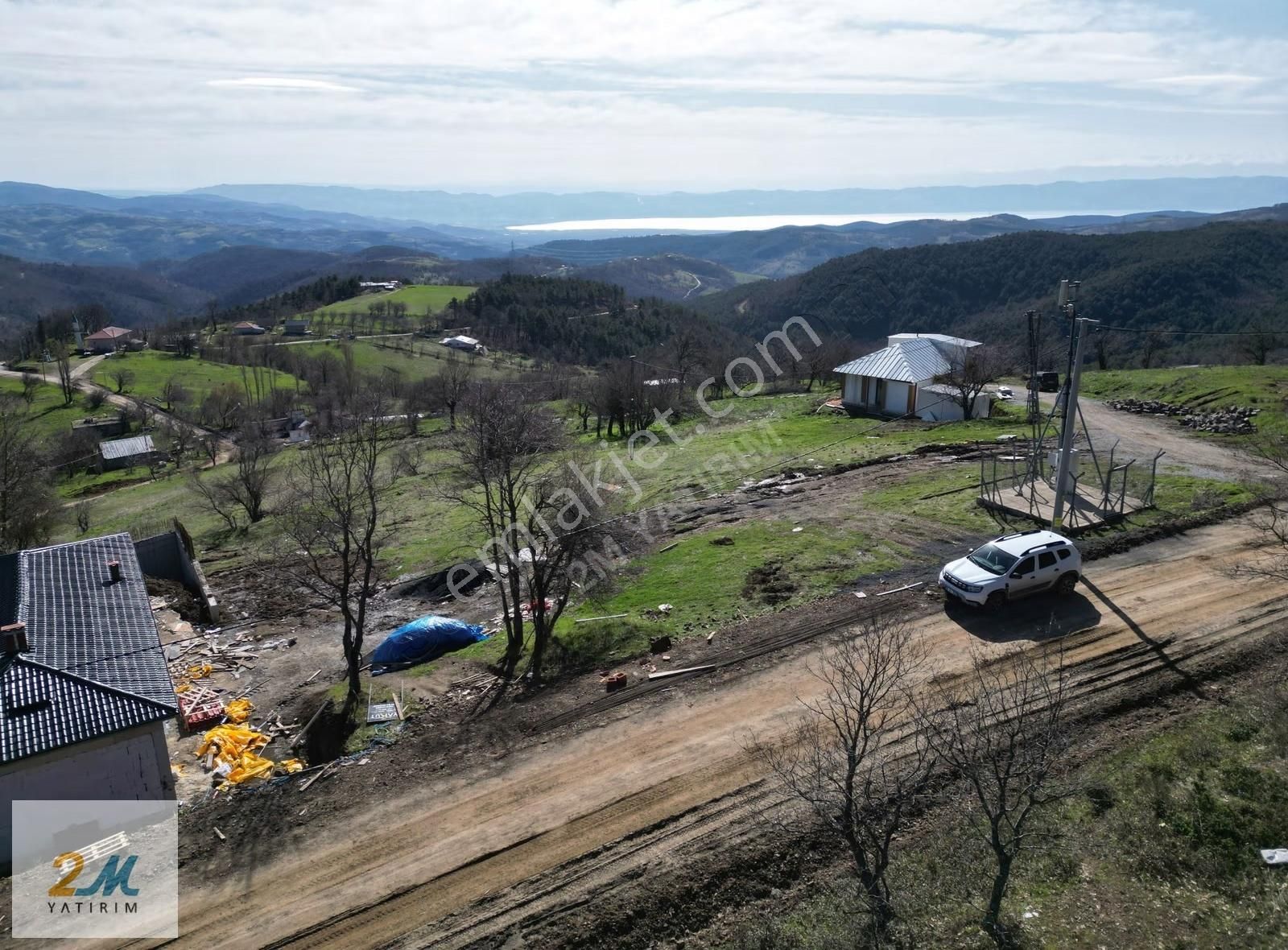 İznik Osmaniye'de Göl Manzaralı, Yola Cephe Yatırımlık Arsa - Görsel 21
