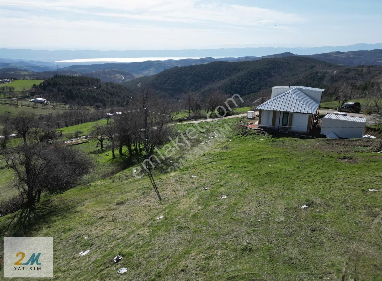 İznik Osmaniye'de Göl Manzaralı, Yola Cephe Yatırımlık Arsa - Görsel 17