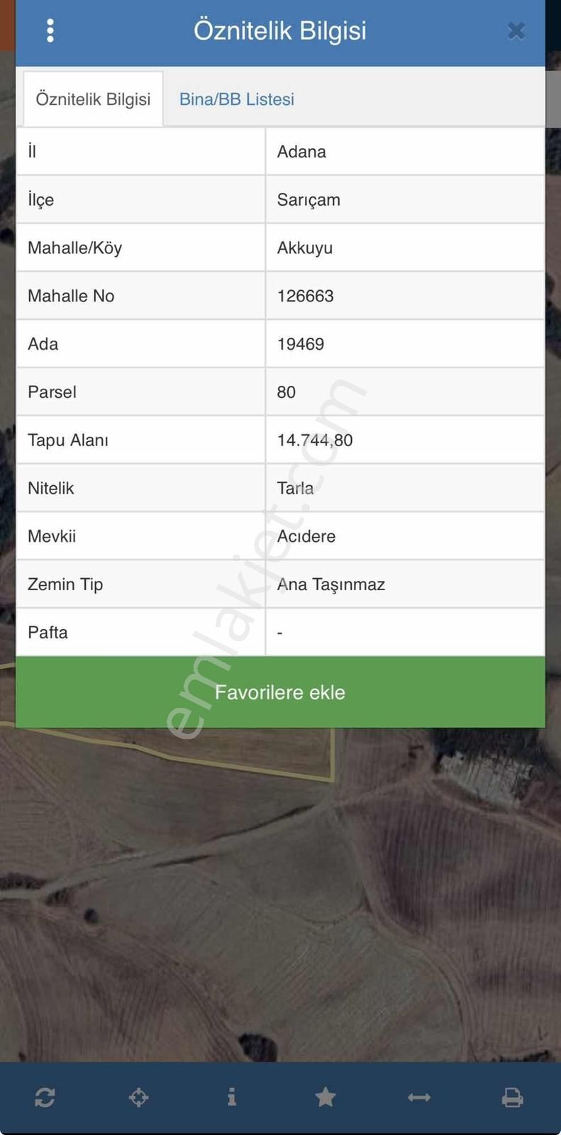 Sarıçam Akkuyu'da Tek Tapu/14.745 M2/yatırımlık/çok Amaçlı Tarla - Görsel 8