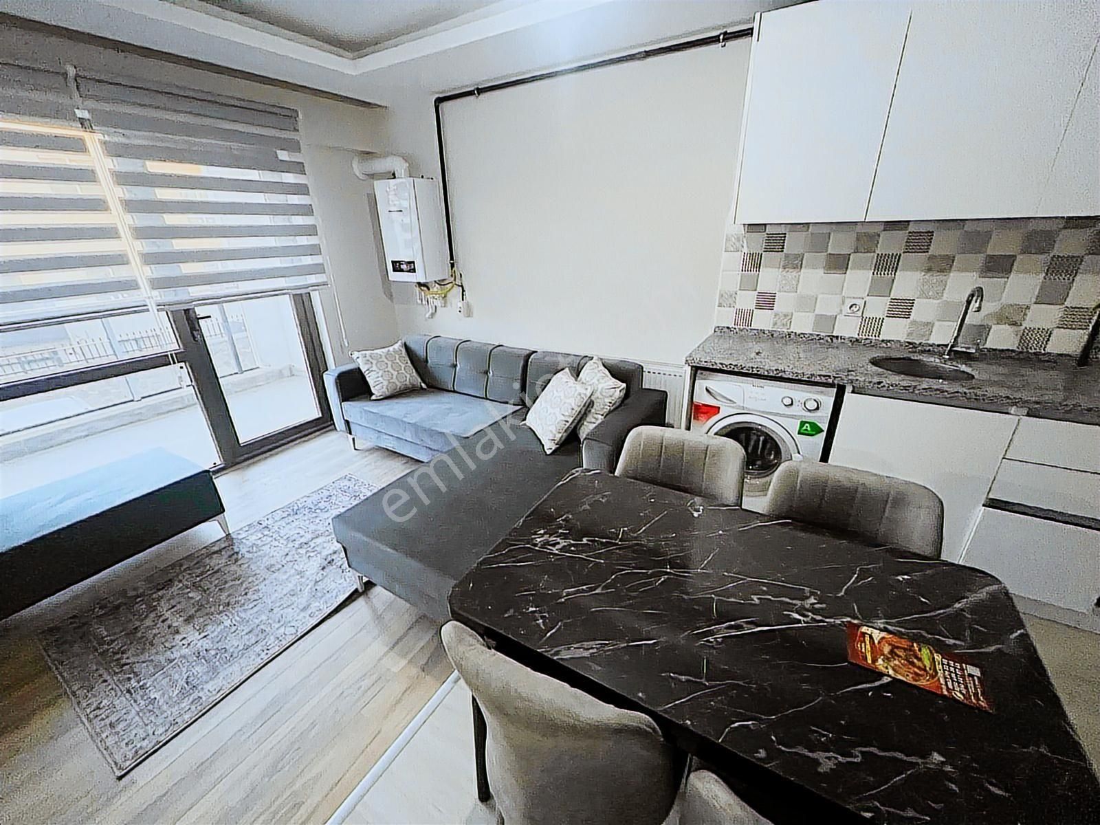 İncek Emlak'tan Sıfır Eşyalı Manzaralı Geniş 1+1 Kiralık - Görsel 33