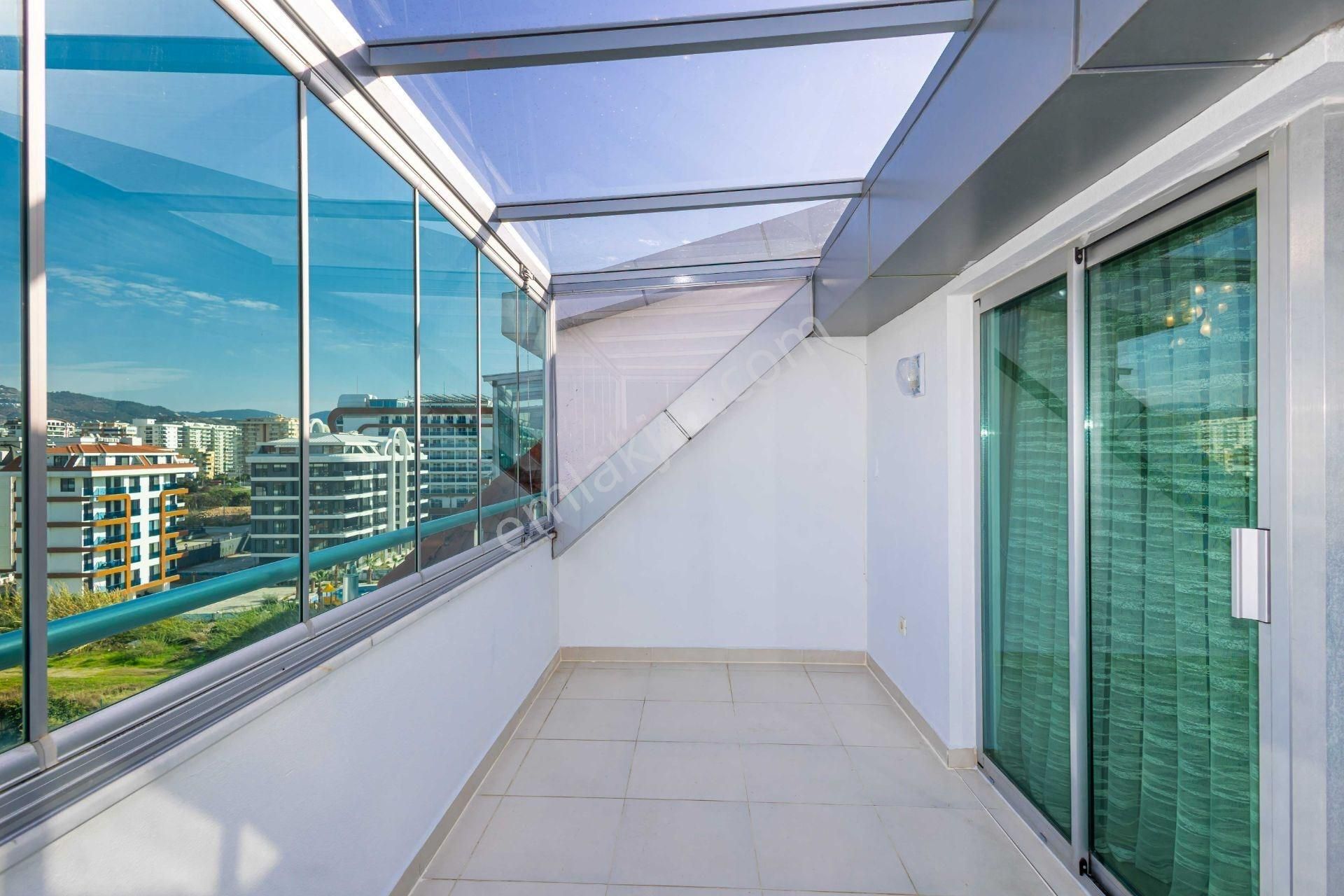 Alanya / Kestel | Denize Sıfır | Deniz Manzaralı 2+1 Çatı Dubleks - Görsel 28