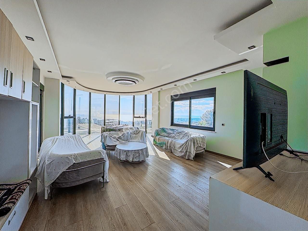 İncekum Esentepede Ufka Bakan Eşsiz Manzaralı 9+4 Malikane - Görsel 14