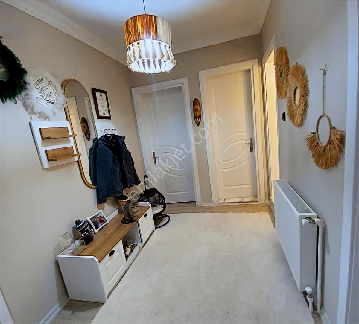Modern Şömineli Bahçeli Köy Evi - Görsel 22