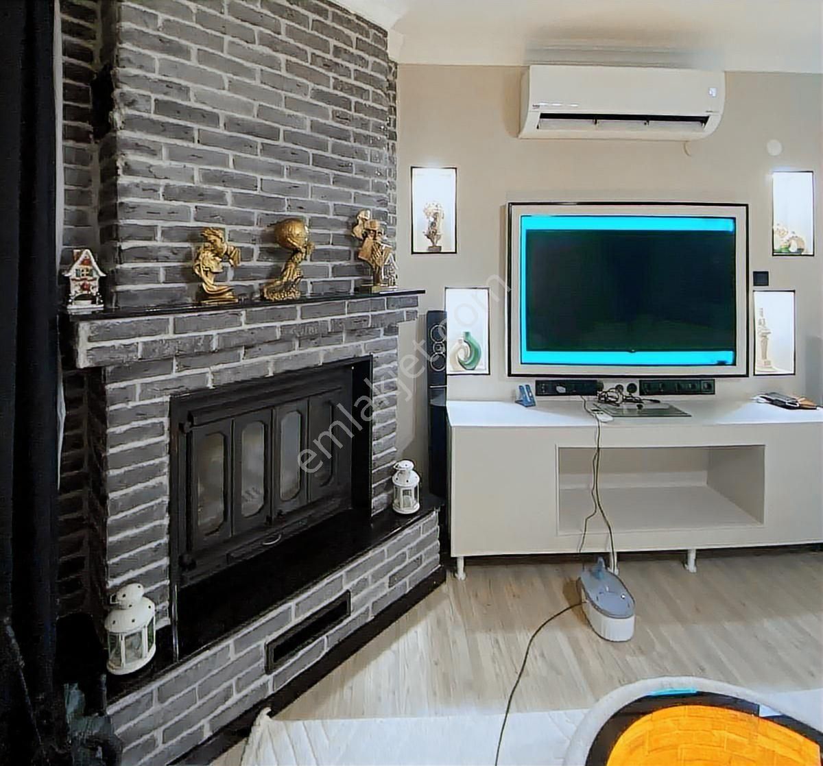 Modern Şömineli Bahçeli Köy Evi - Görsel 34