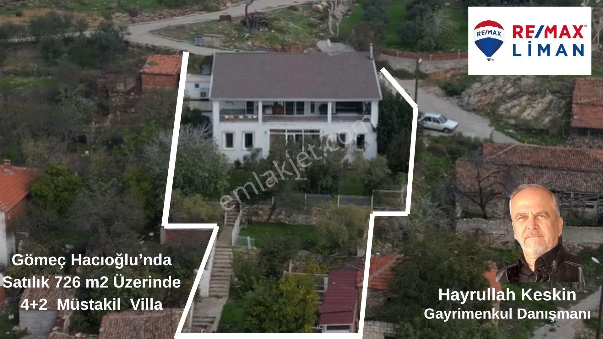 Gömeç Hacıoğlu'nda Satılık 726 M2 Arsa İçinde Müstakil Villa - Görsel 1