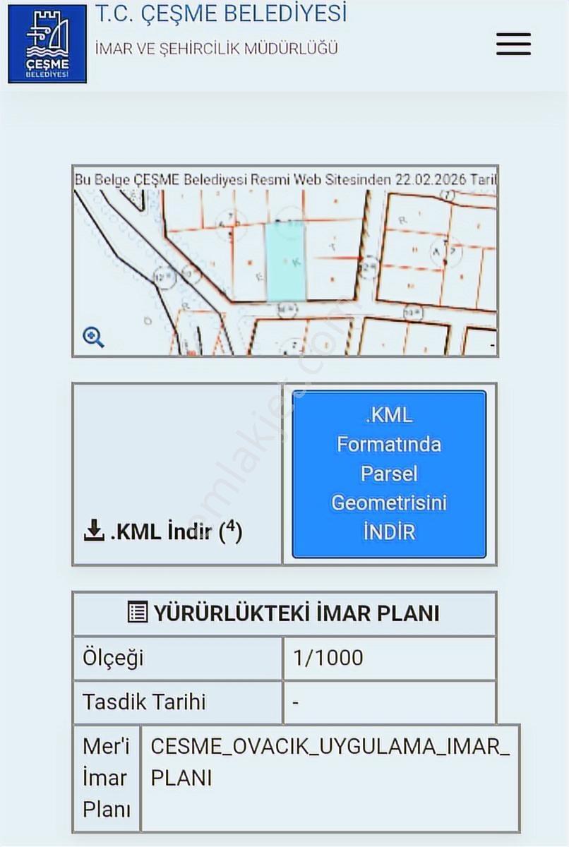 Çeşme Musalla Mah. Satılık Arsa - Görsel 3