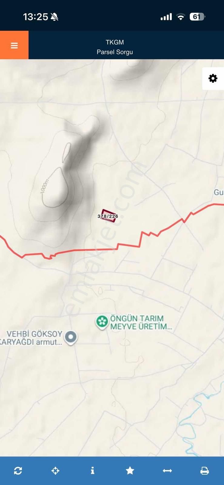 Korkuteli Küçükköyde 18.6 Dönüm Verimli Meyve Bahçesi Tarla - Görsel 2