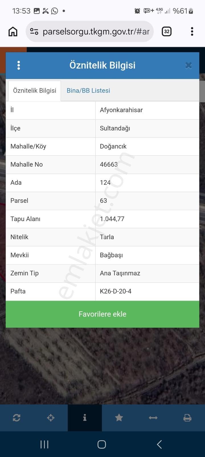 Afyonkarahisar-konya Karayolu'na 165 M Cepheli Satılık Arazi - Görsel 2