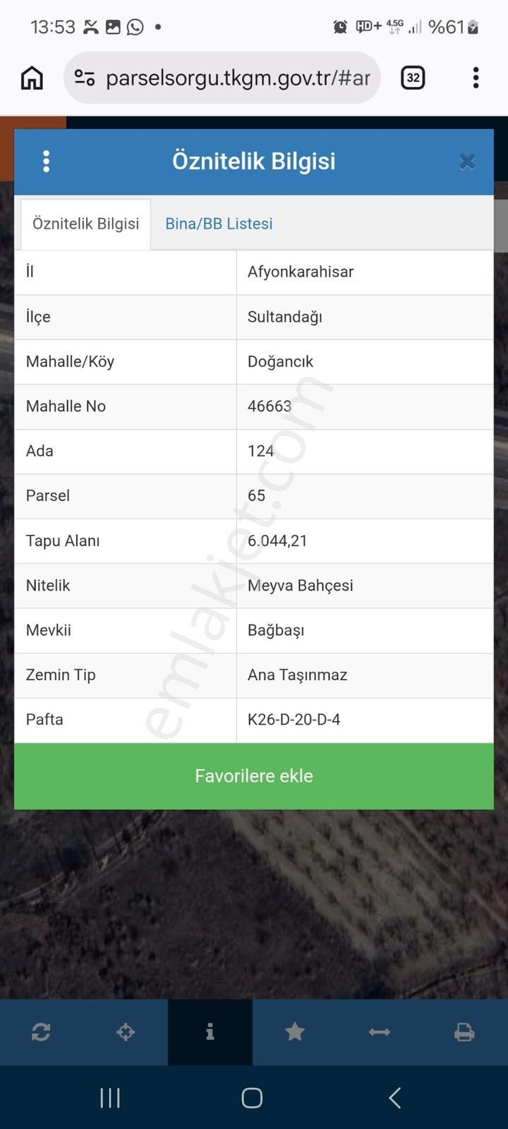 Afyonkarahisar-konya Karayolu'na 165 M Cepheli Satılık Arazi - Görsel 3