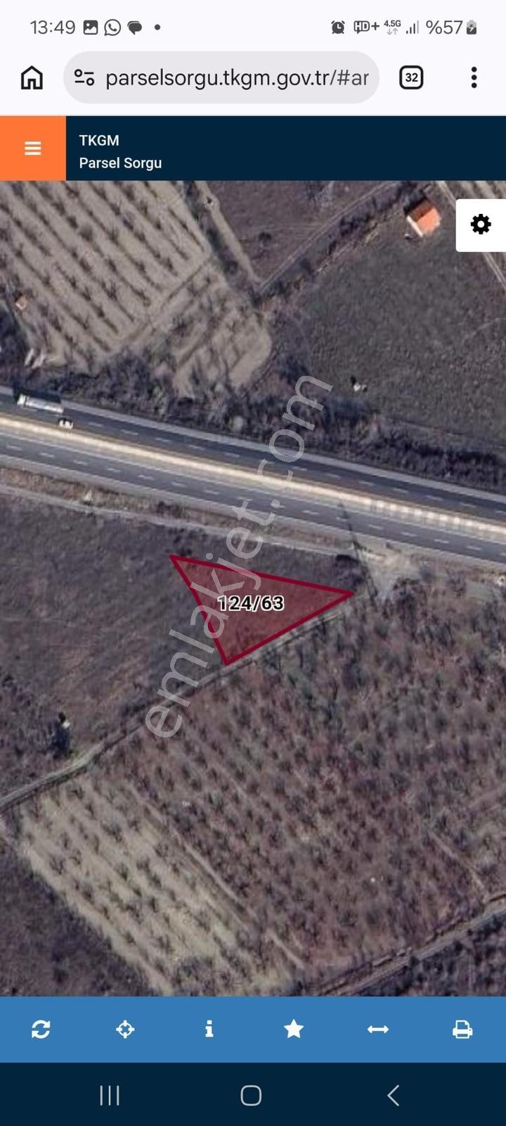 Afyonkarahisar-konya Karayolu'na 165 M Cepheli Satılık Arazi - Görsel 4