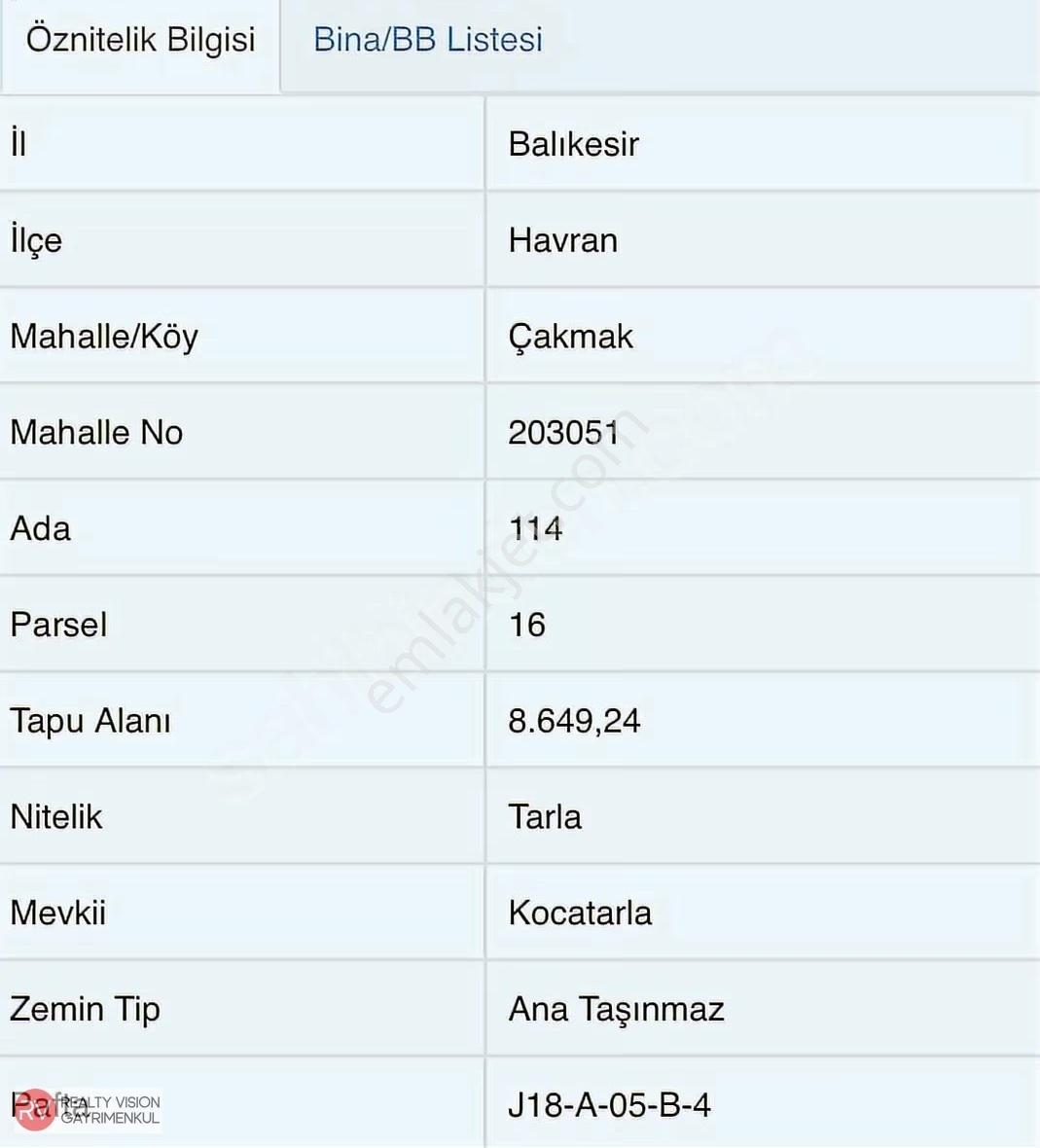 Havran Çakmakta %5 İmarlı-çift Yol Cepheli Yatırımlık Arazi - Görsel 3