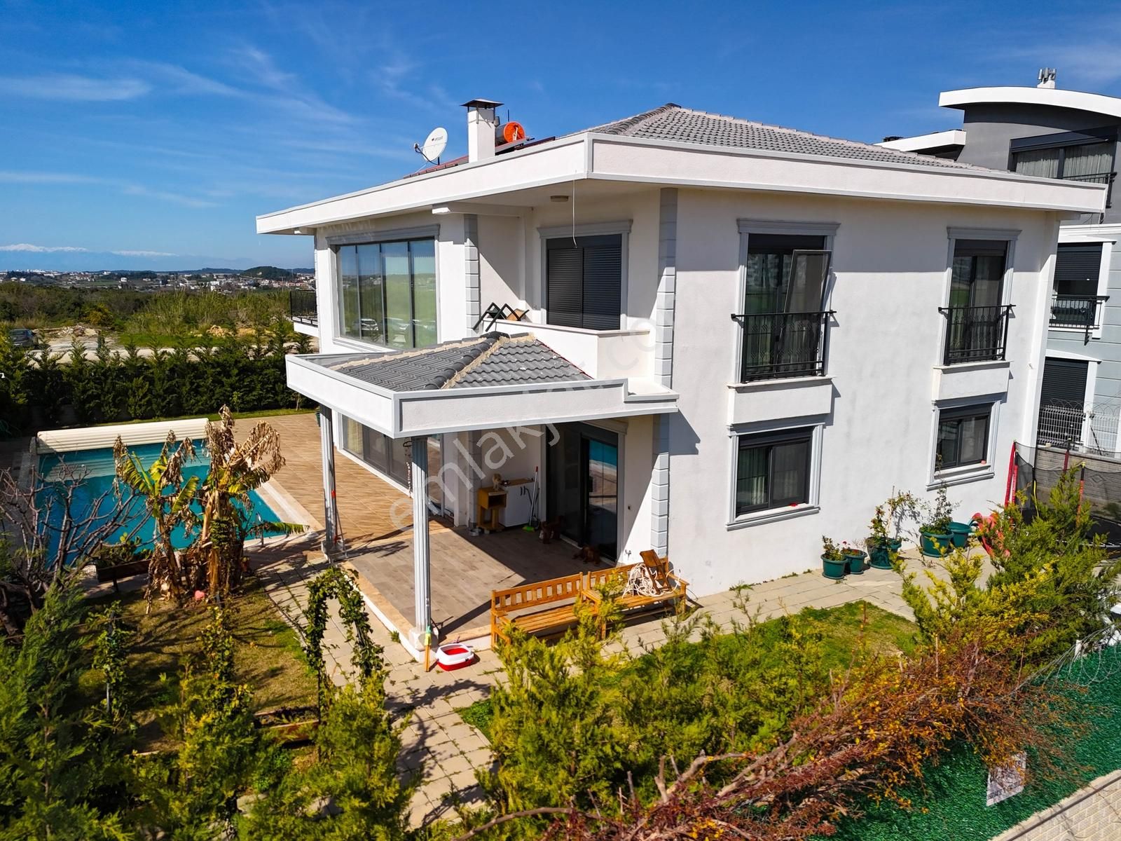 Manavgat Ilıca'da Müstakil 6+1 Villa - Görsel 11