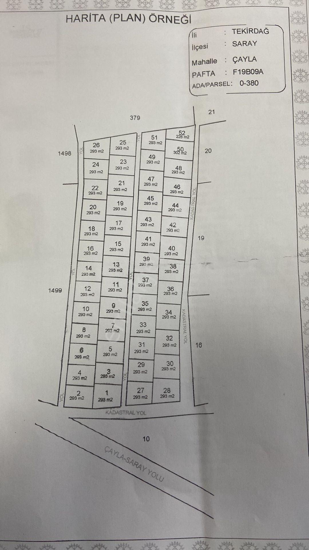 Tekirdağ Saray Çağla Da Çaplı - Muv. 293 M2 - Görsel 3