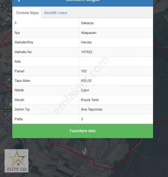 Elitegd&hacılar Mevkii İmar Sınırı İçerisinde 600m2 Tarla - Görsel 2