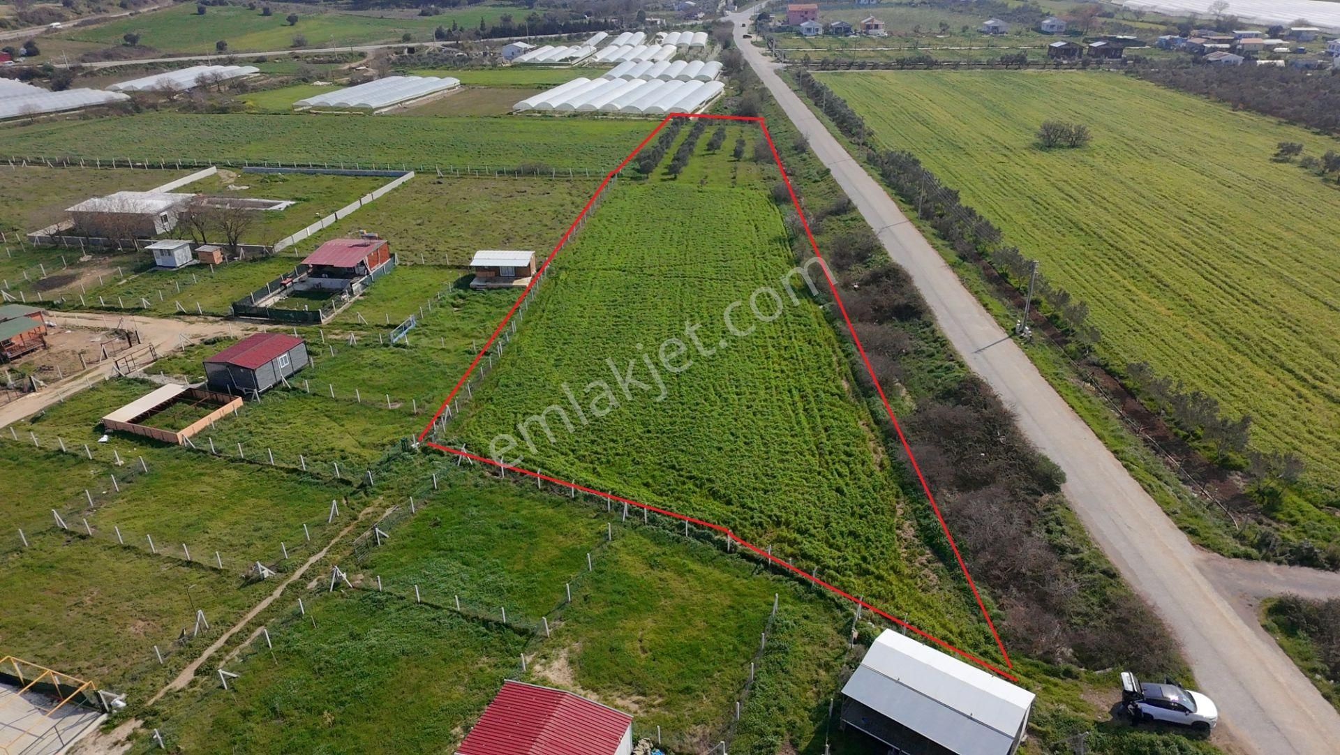 Menderes Değirmenderede Anayola 170 M Cepheli 4.500 M² Tek Tapu - Görsel 5