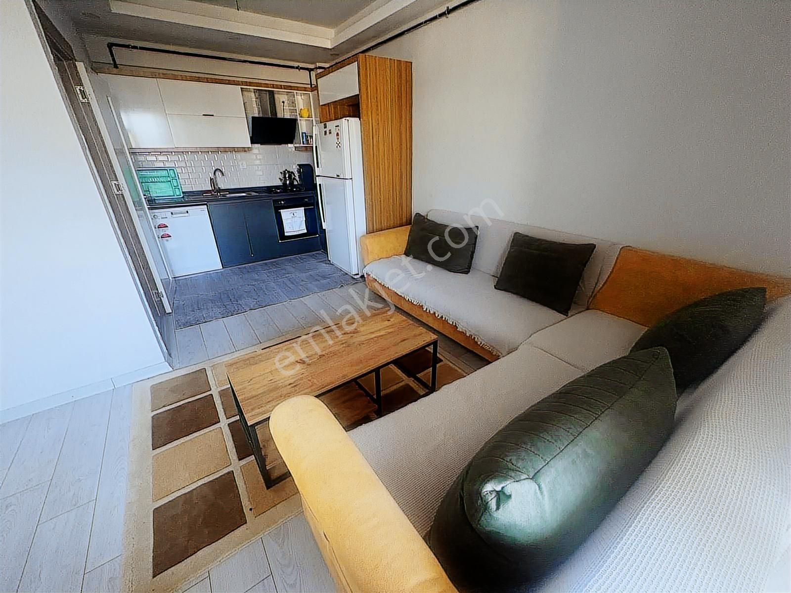 Konsept Sitede Arakat Doğal Gazlı Eşyalı 1+1 Kiralık Daire - Görsel 10