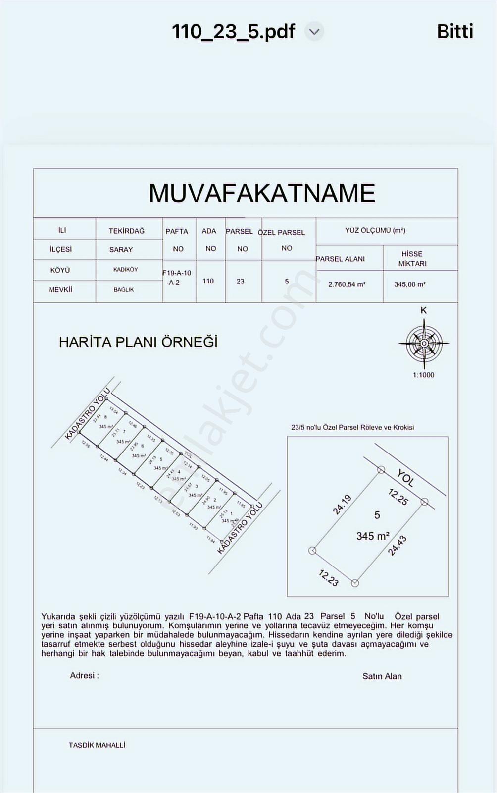 Muhteşem Konumda Bağ Yeri - Görsel 3