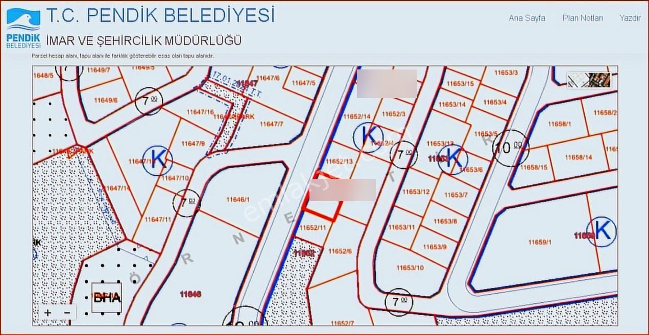 Pendik Kavakpınar Mah Tek Tapu 254 M² Konut İmarlı Fırsat Arsa! - Görsel 5