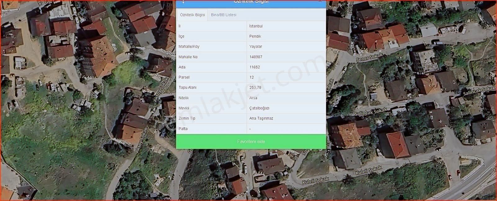 Pendik Kavakpınar Mah Tek Tapu 254 M² Konut İmarlı Fırsat Arsa!