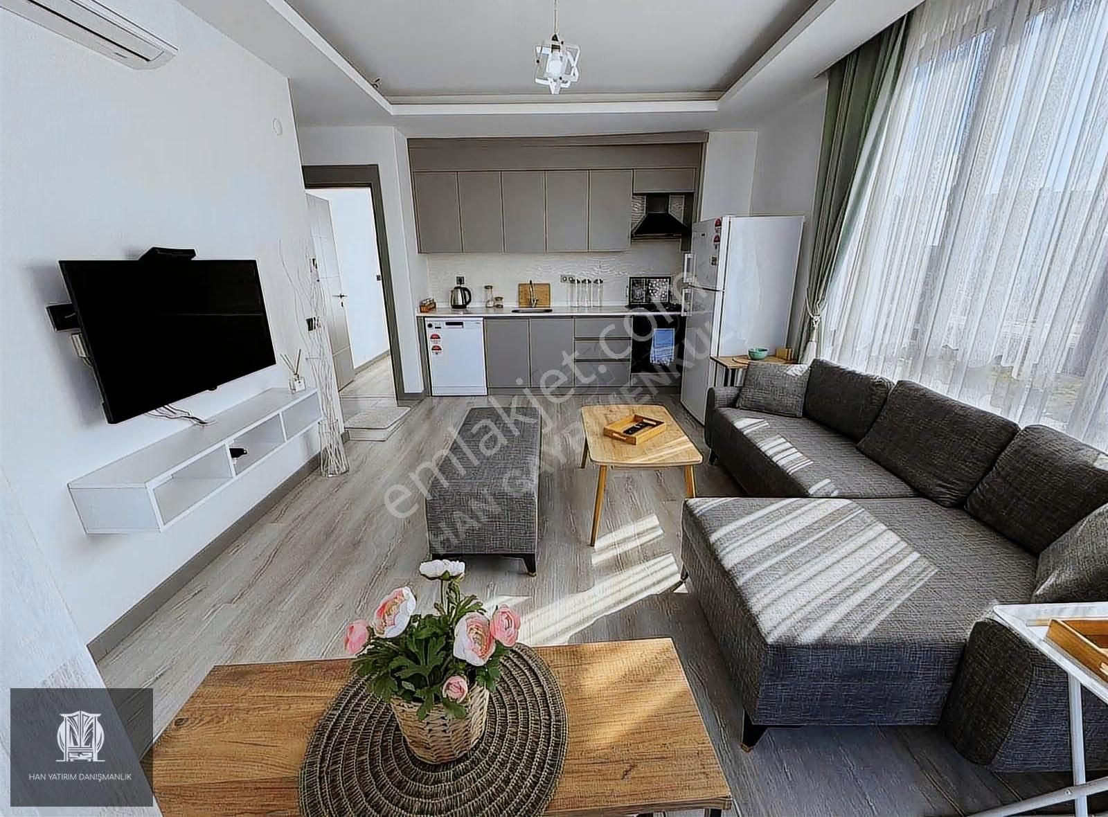 Han'dan Havuz-güvenlikli Site İçi Ara Kat Full Eşyalı 2+1 Daire! - Görsel 10